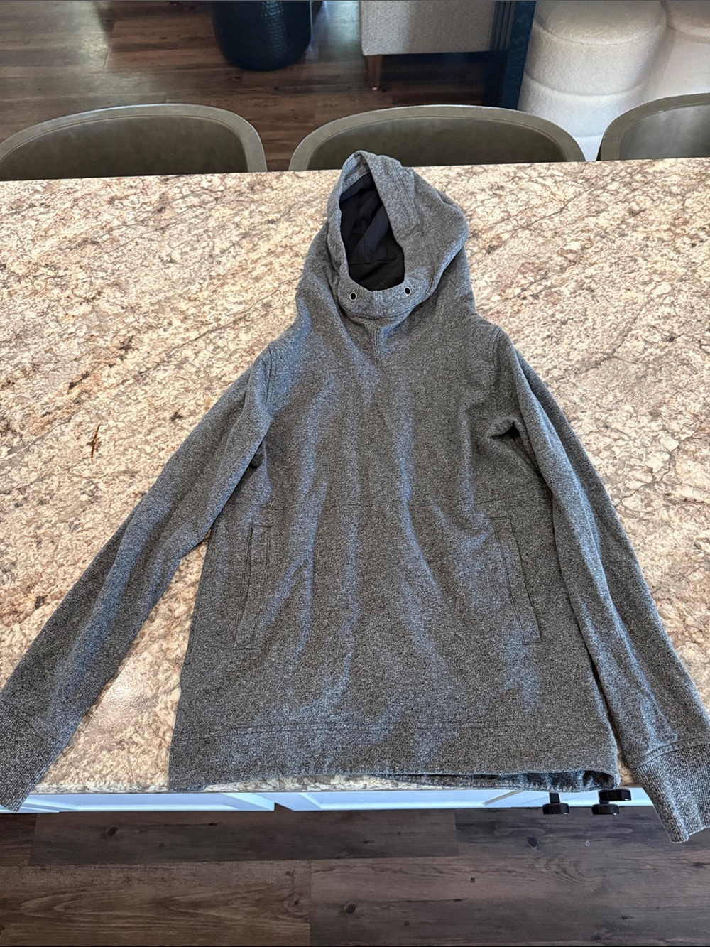 lululemon athletica Gray Hooded Pullover